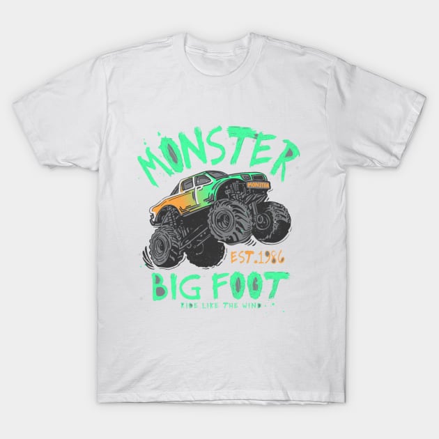 Big foot T-Shirt by FunnyHedgehog